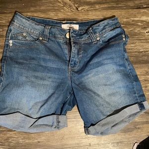 Jean shorts from Walmart